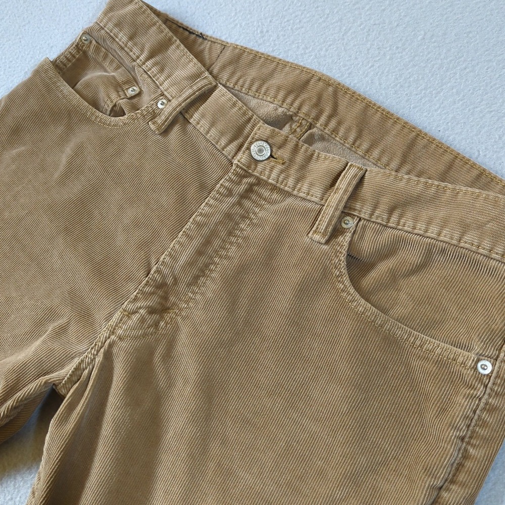 Levis 514 Straight Fit‎ Corduroy Pants Mens 36x27 (tag 36x30) Hemmed